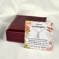 To My Granddaughter We're Proud of You Granddaughter Necklace Alluring Ribbon Necklace Message Card-Express Your Love Gifts