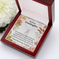 To My Granddaughter We're Proud of You Granddaughter Necklace Alluring Ribbon Necklace Message Card-Express Your Love Gifts