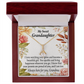 To My Granddaughter We're Proud of You Granddaughter Necklace Alluring Ribbon Necklace Message Card-Express Your Love Gifts