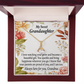 To My Granddaughter We're Proud of You Granddaughter Necklace Alluring Ribbon Necklace Message Card-Express Your Love Gifts