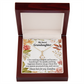 To My Granddaughter We're Proud of You Granddaughter Necklace Alluring Ribbon Necklace Message Card-Express Your Love Gifts