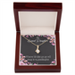 To My Granddaughter Wherever Life Alluring Ribbon Necklace Message Card-Express Your Love Gifts