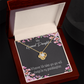 To My Granddaughter Wherever Life Infinity Knot Necklace Message Card-Express Your Love Gifts