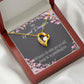 To My Granddaughter Wherever Life Takes You Forever Necklace w Message Card-Express Your Love Gifts
