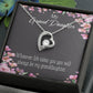 To My Granddaughter Wherever Life Takes You Forever Necklace w Message Card-Express Your Love Gifts