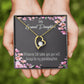 To My Granddaughter Wherever Life Takes You Forever Necklace w Message Card-Express Your Love Gifts
