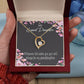 To My Granddaughter Wherever Life Takes You Forever Necklace w Message Card-Express Your Love Gifts