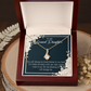 To My Granddaughter You are Amazing Alluring Ribbon Necklace Message Card-Express Your Love Gifts