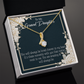 To My Granddaughter You are Amazing Alluring Ribbon Necklace Message Card-Express Your Love Gifts