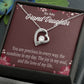 To My Granddaughter You Are Precious Forever Necklace w Message Card-Express Your Love Gifts