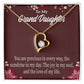To My Granddaughter You Are Precious Forever Necklace w Message Card-Express Your Love Gifts