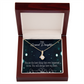 To My Granddaughter You Are the Best Alluring Ribbon Necklace Message Card-Express Your Love Gifts