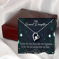 To My Granddaughter You Are The Best Forever Necklace w Message Card-Express Your Love Gifts