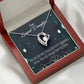 To My Granddaughter You Are The Best Forever Necklace w Message Card-Express Your Love Gifts