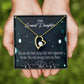 To My Granddaughter You Are The Best Forever Necklace w Message Card-Express Your Love Gifts