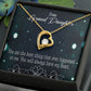 To My Granddaughter You Are The Best Forever Necklace w Message Card-Express Your Love Gifts