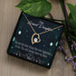 To My Granddaughter You Are The Best Forever Necklace w Message Card-Express Your Love Gifts