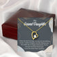 To My Granddaughter You Make Me Forever Necklace w Message Card-Express Your Love Gifts