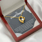 To My Granddaughter You Make Me Forever Necklace w Message Card-Express Your Love Gifts