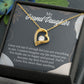To My Granddaughter You Make Me Forever Necklace w Message Card-Express Your Love Gifts