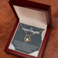 To My Granddaughter You Make Me Forever Necklace w Message Card-Express Your Love Gifts