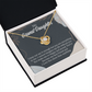 To My Granddaughter You Make Me so Infinity Knot Necklace Message Card-Express Your Love Gifts
