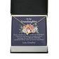 To My Granddaughter You're a Treasure Forever Necklace w Message Card-Express Your Love Gifts
