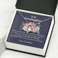To My Granddaughter You're a Treasure Forever Necklace w Message Card-Express Your Love Gifts