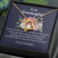 To My Granddaughter You're a Treasure Forever Necklace w Message Card-Express Your Love Gifts