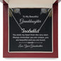 To My Granddaughter You Stole My Heart Custom Name Necklace-Express Your Love Gifts