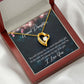 To My Granddaughter You Will Always Be Forever Necklace w Message Card-Express Your Love Gifts
