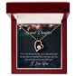 To My Granddaughter You Will Always Be Forever Necklace w Message Card-Express Your Love Gifts