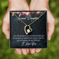 To My Granddaughter You Will Always Be Forever Necklace w Message Card-Express Your Love Gifts
