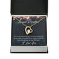 To My Granddaughter You Will Always Be Forever Necklace w Message Card-Express Your Love Gifts