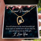 To My Granddaughter You Will Always Be Forever Necklace w Message Card-Express Your Love Gifts