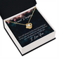 To My Granddaughter You will always be Infinity Knot Necklace Message Card-Express Your Love Gifts