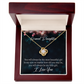 To My Granddaughter You will always be Infinity Knot Necklace Message Card-Express Your Love Gifts