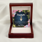 To My Grandmother Birthday Gift From Granddaughter Alluring Ribbon Necklace Message Card-Express Your Love Gifts