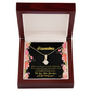 To My Grandmother Family to Grandma Alluring Ribbon Necklace Message Card-Express Your Love Gifts