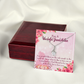 To My Grandmother Grandchild Granny Alluring Ribbon Necklace Message Card-Express Your Love Gifts