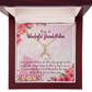 To My Grandmother Grandchild Granny Alluring Ribbon Necklace Message Card-Express Your Love Gifts