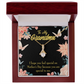 To My Grandmother Grandma Special Alluring Ribbon Necklace Message Card-Express Your Love Gifts
