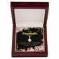 To My Grandmother Grandmother Heart of Gold Alluring Ribbon Necklace Message Card-Express Your Love Gifts