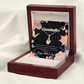 To My Grandmother Mother's Day Grandson Alluring Ribbon Necklace Message Card-Express Your Love Gifts