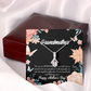 To My Grandmother Mother's Day Grandson Alluring Ribbon Necklace Message Card-Express Your Love Gifts