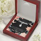 To My Grandmother Mother's Day Grandson Alluring Ribbon Necklace Message Card-Express Your Love Gifts