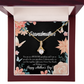 To My Grandmother Mother's Day Grandson Alluring Ribbon Necklace Message Card-Express Your Love Gifts