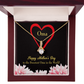 To My Grandmother Oma Alluring Ribbon Necklace Message Card-Express Your Love Gifts