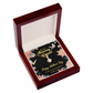 To My Grandmother Sweetest Grandma Alluring Ribbon Necklace Message Card-Express Your Love Gifts