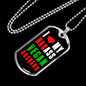 To My Husband Badass Vegan Husband Necklace Stainless Steel or 18k Gold Dog Tag 24" Chain-Express Your Love Gifts
